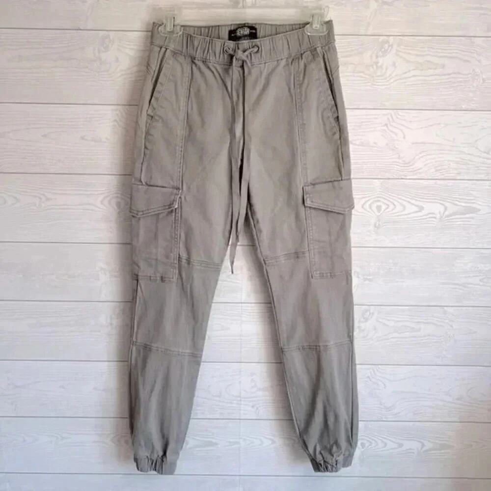 - Rewash taupe joggers with cargo pockets Size XS